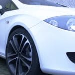 white car