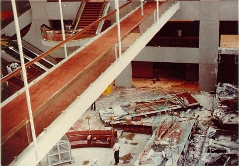 Hyatt regency Walkway building collapse in Kansas City